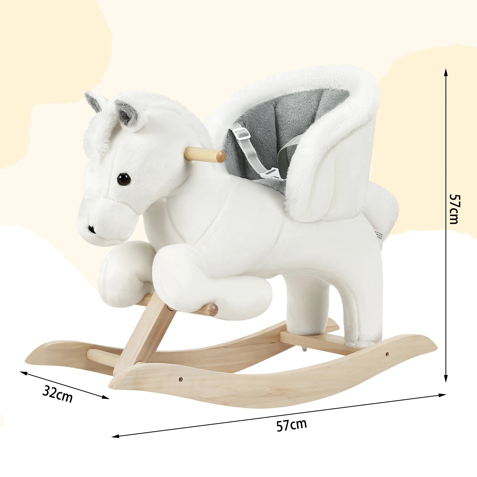 CloudRide™ Plush Rocking Unicorn