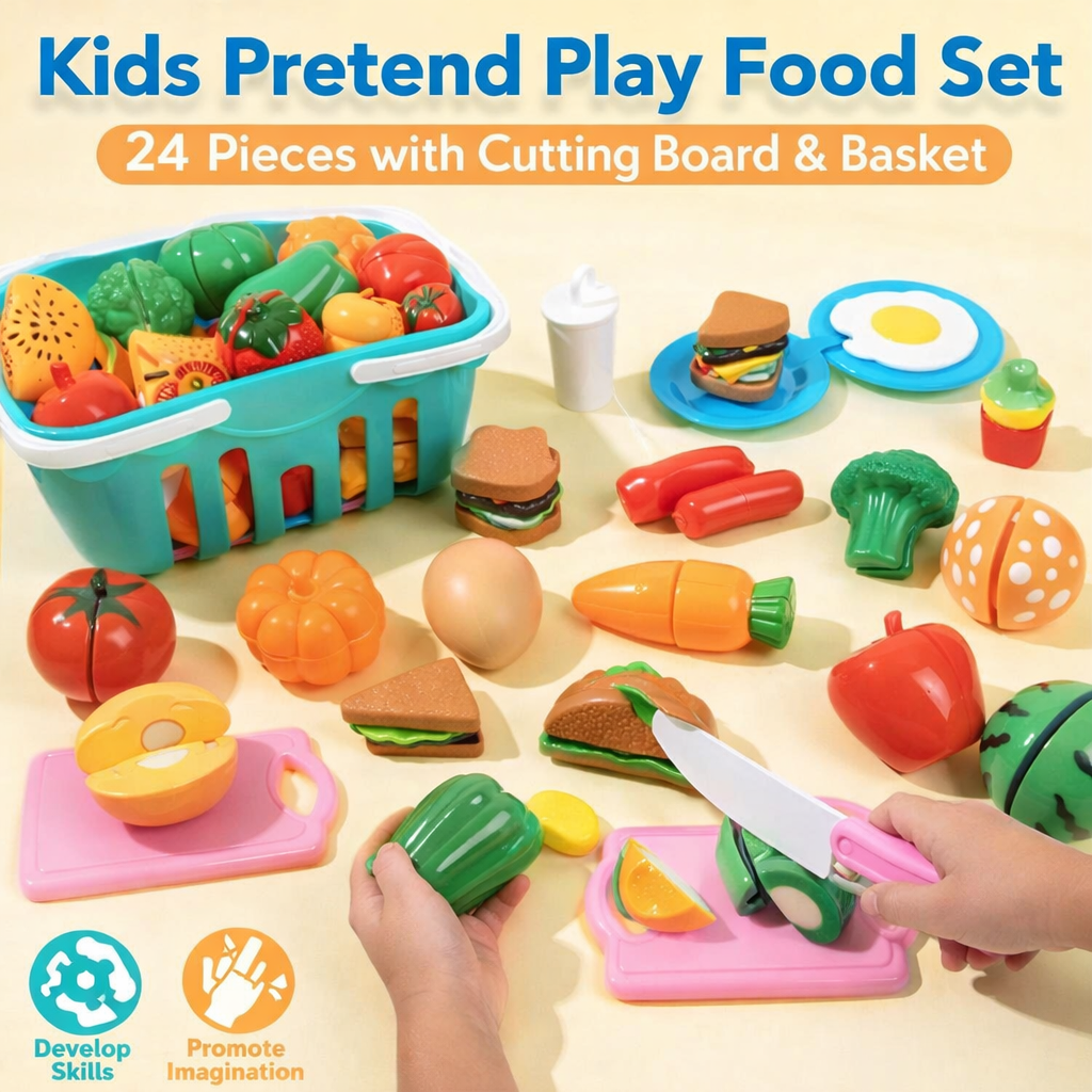 Pretend Play Food Set
