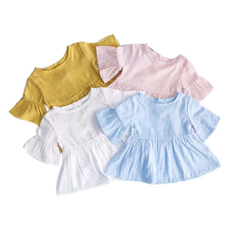 Flaer Sleeve Blouses Tops