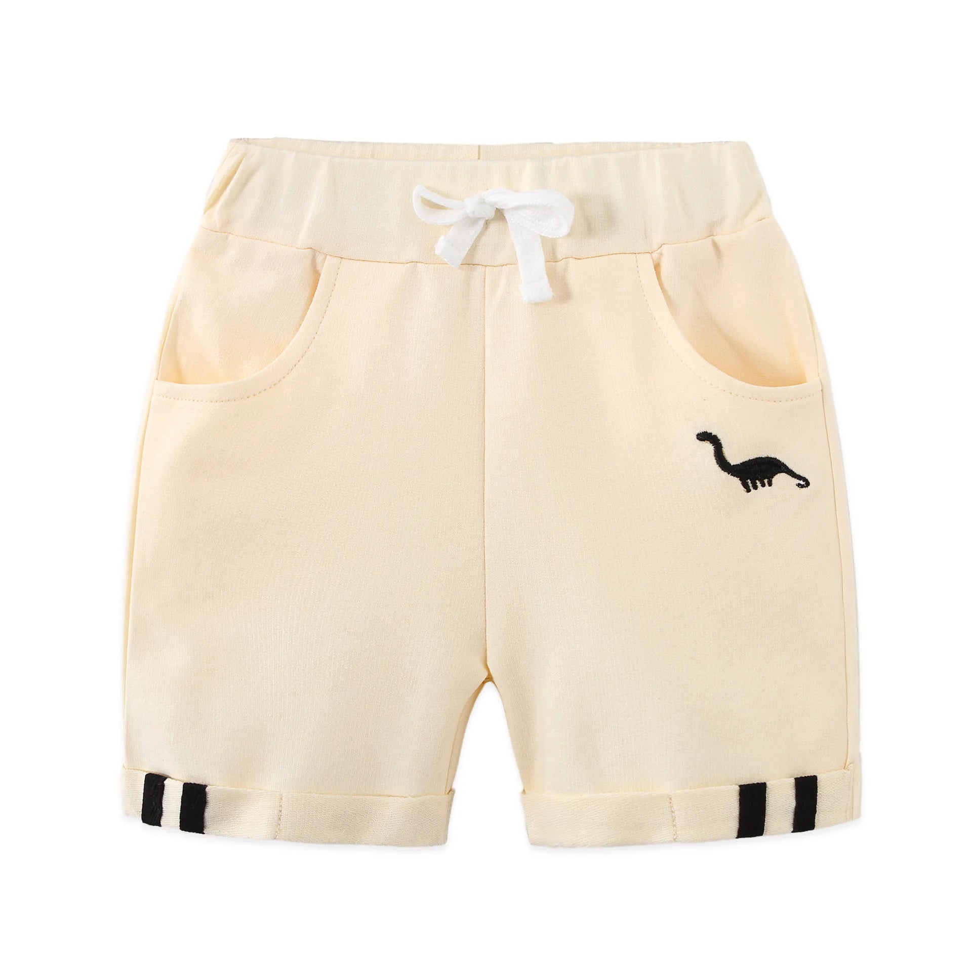 Dinosaur Print Cotton Shorts