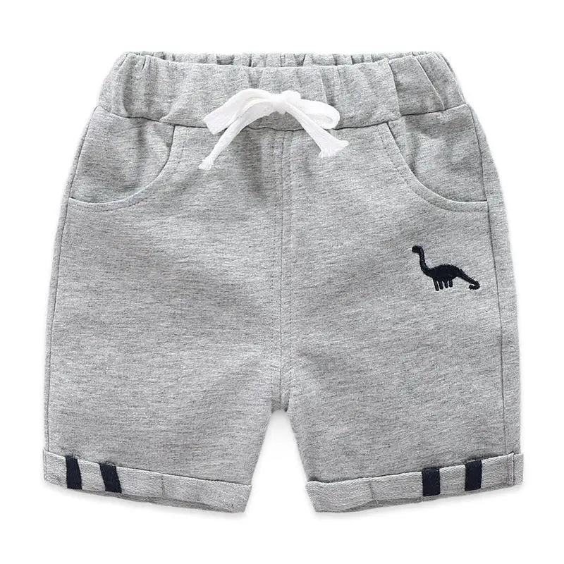 Dinosaur Print Cotton Shorts
