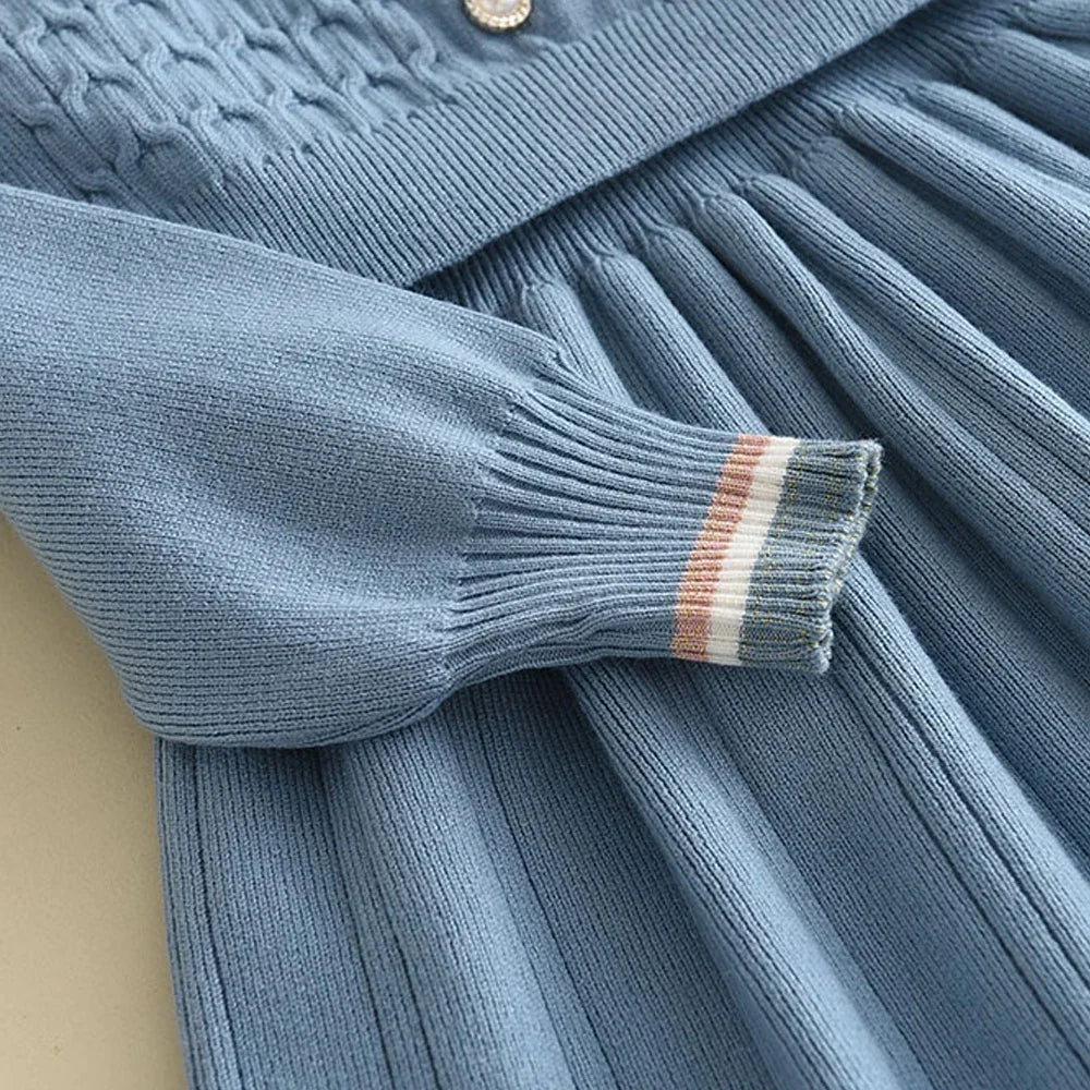 Retro Knitted Wool Dress