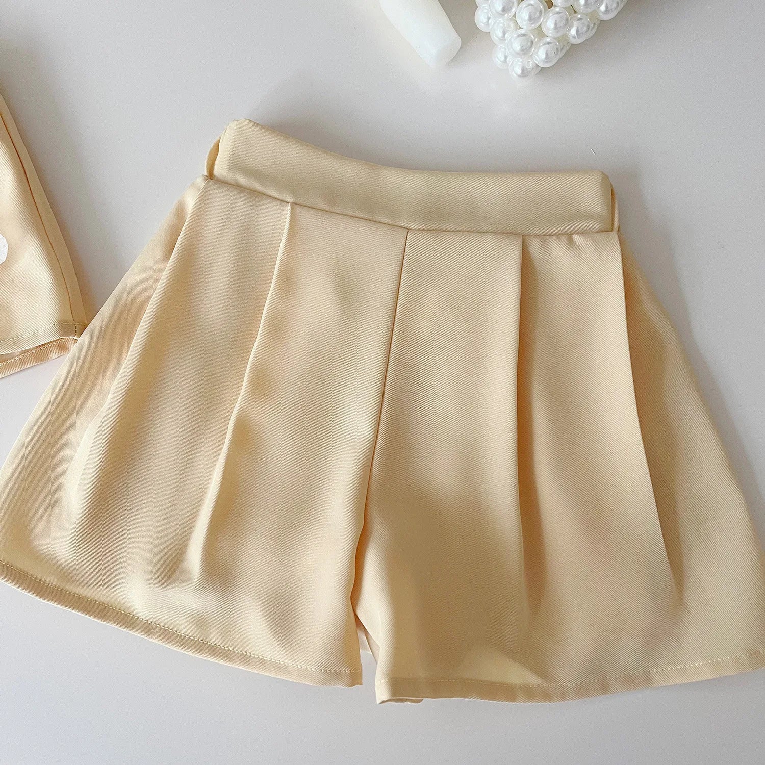 Summer Cute Three Flowers Two- Piece Set