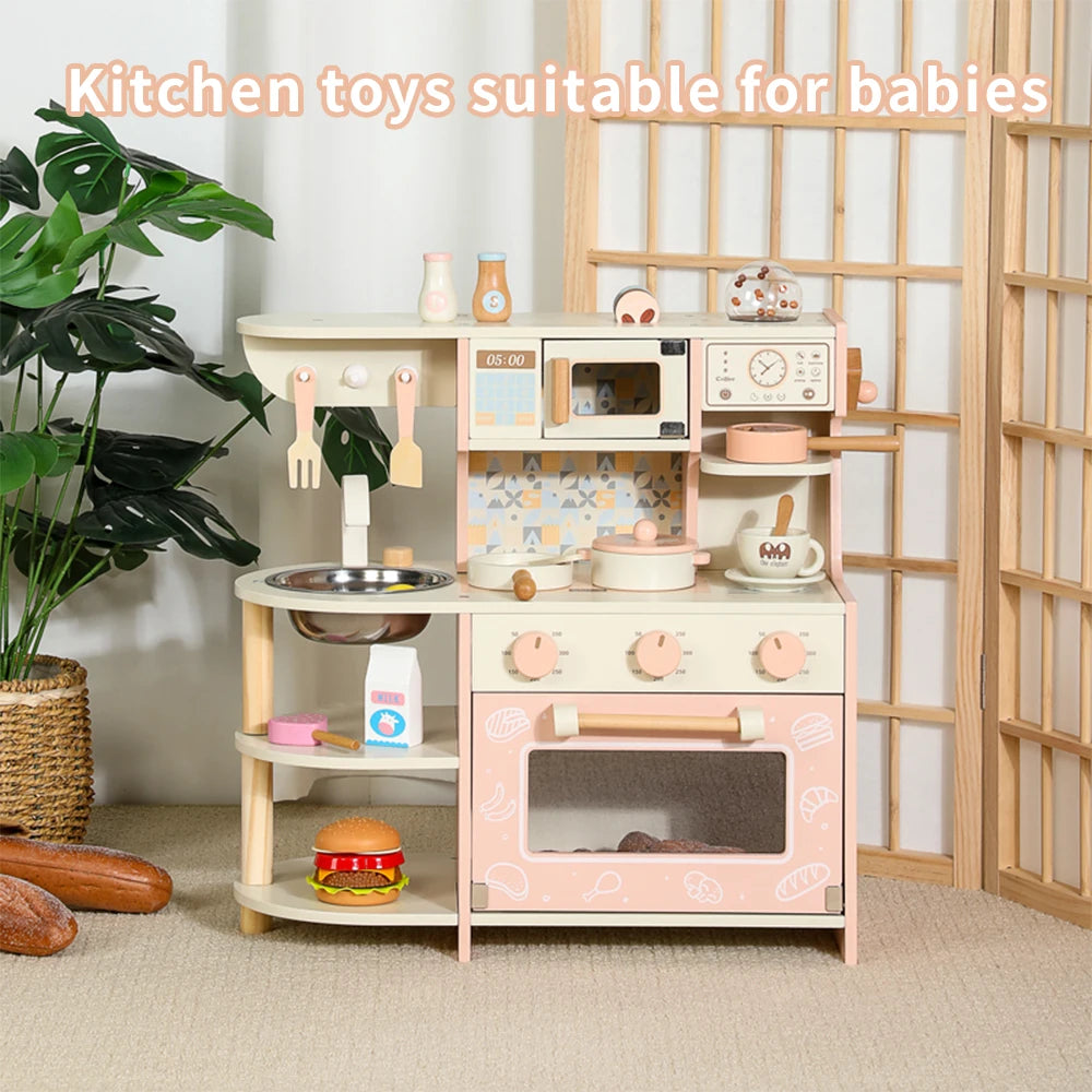 Blossom Bistro Wooden Play Kitchen