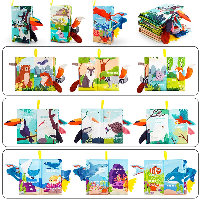 BrightWorld™ Baby Sensory Cloth Book