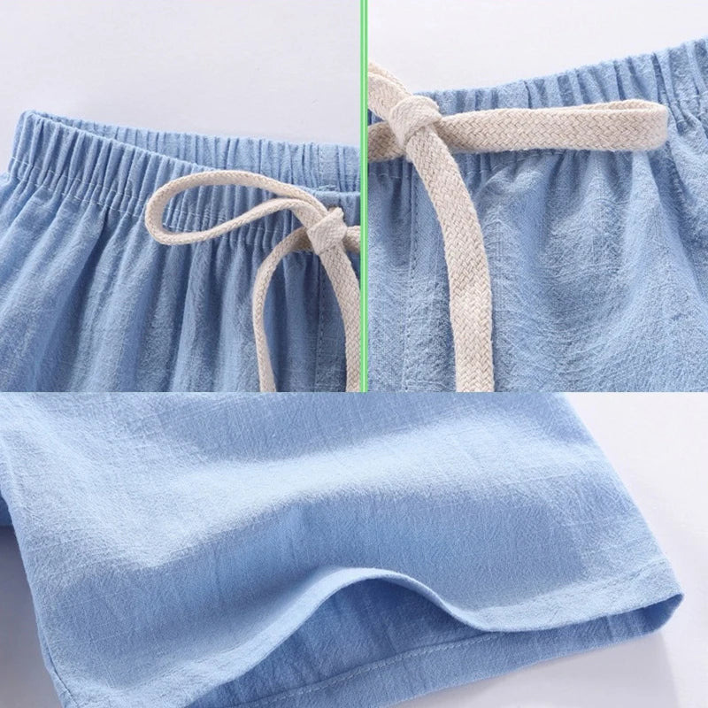 Shorts Linen Cotton Summer