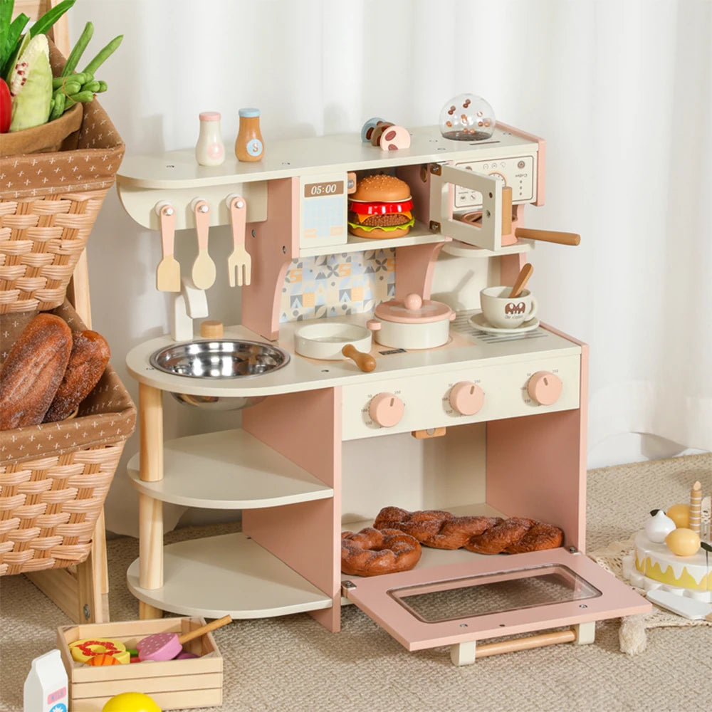 Blossom Bistro Wooden Play Kitchen