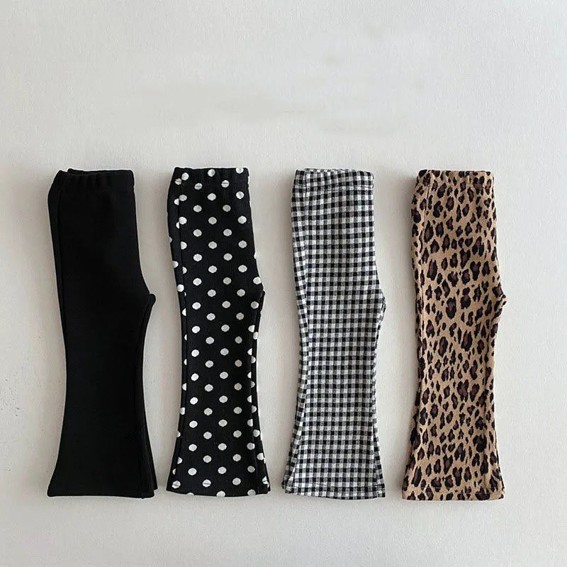 Girls Fashionable Flared Trousers