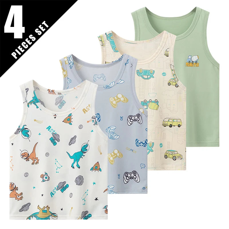Essential Graphic Cotton Vests
