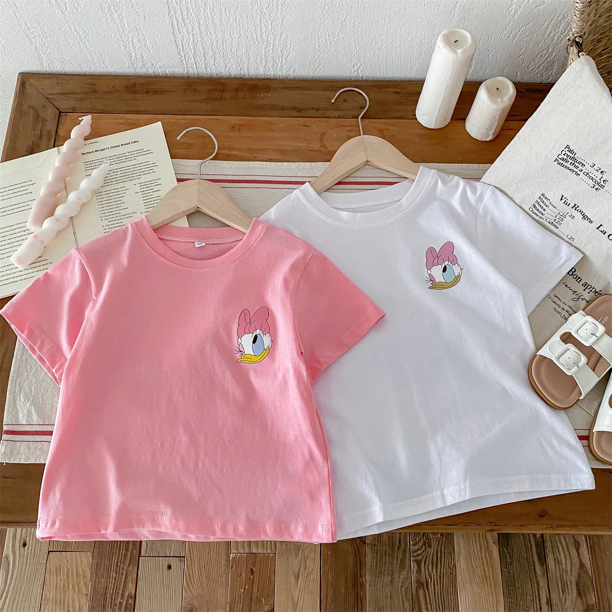 Girl's  Daisy Printed T-shirt