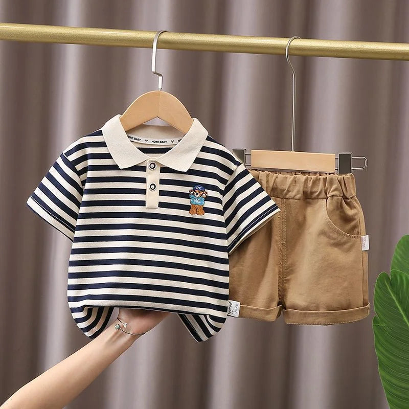 The Little Explorer Polo and Short Set