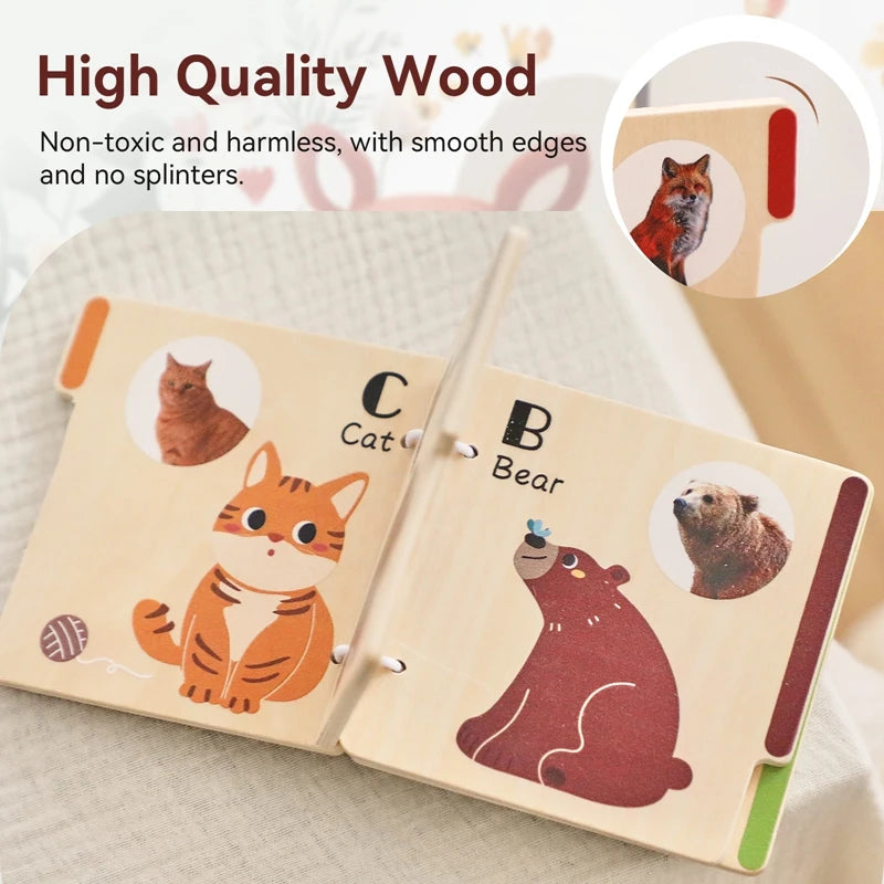 martWood™ Alphabet Animal Learning Board