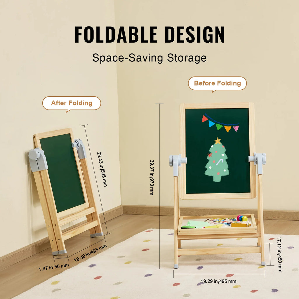 Creative Kids 2-in-1 Wooden Art Easel