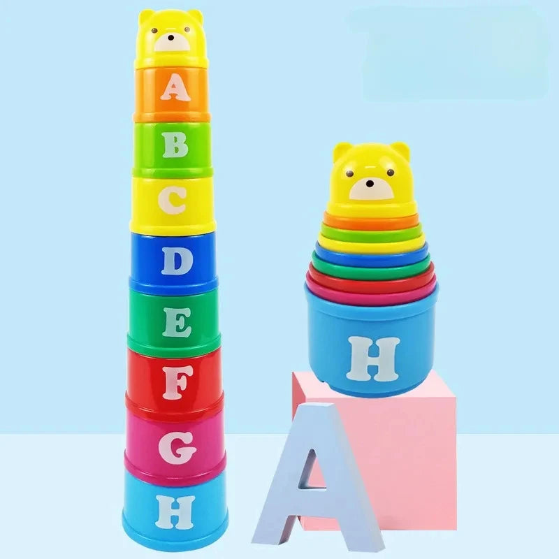 Alphabet & Number Stacking Tower