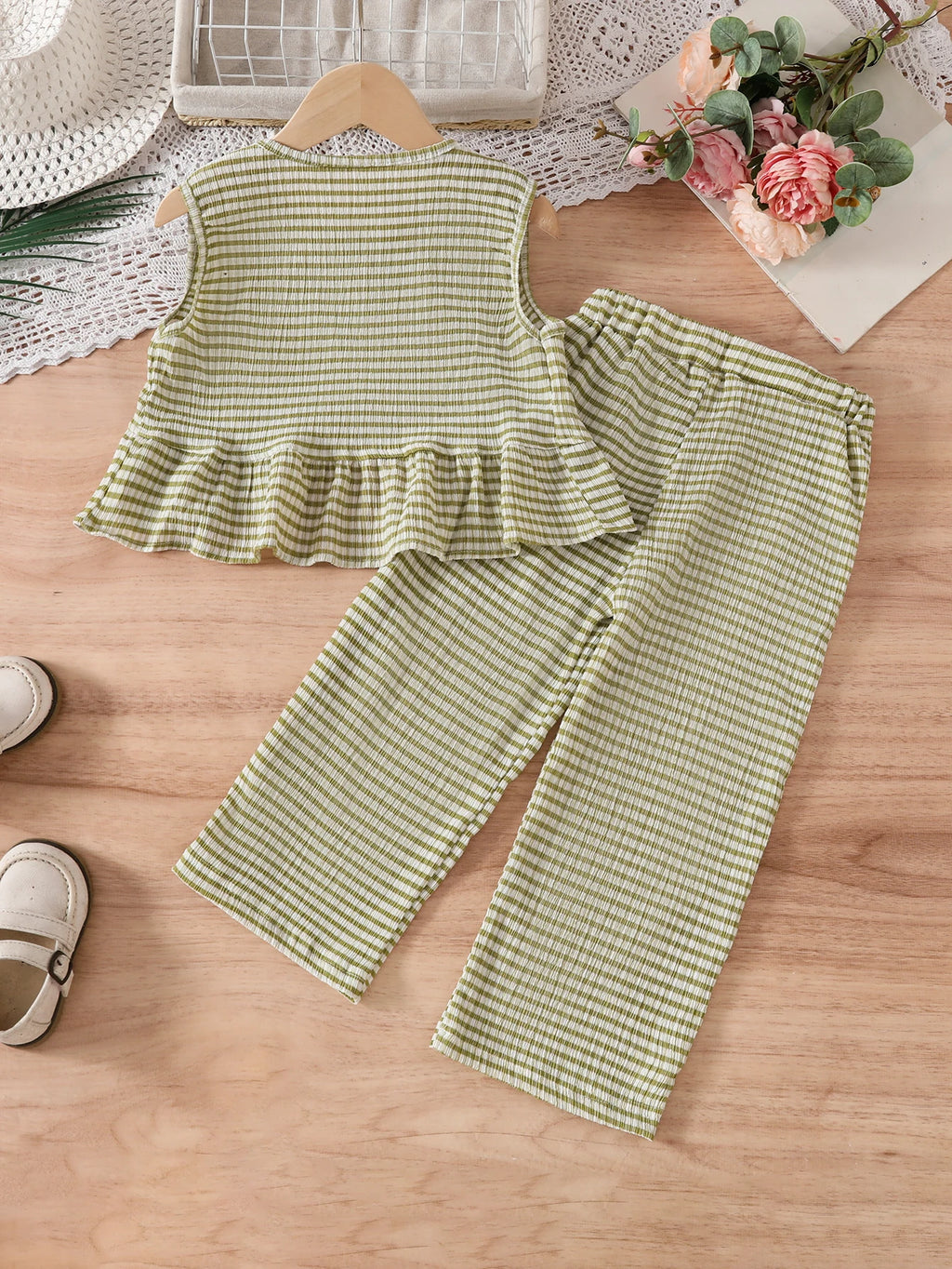 Cute Irregular Sleeveless Two-Piece