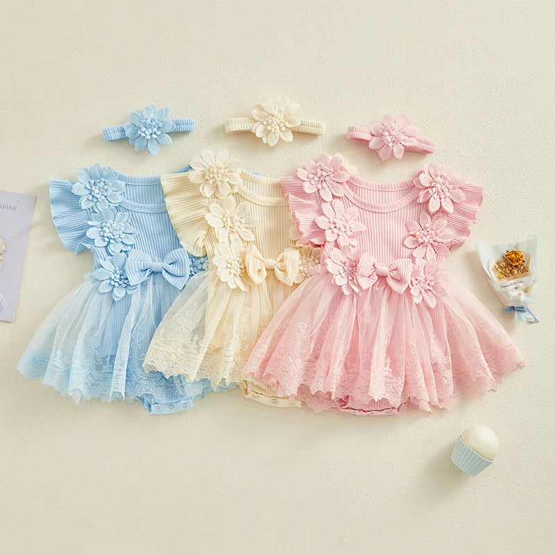 Baby Girl Lace Romper