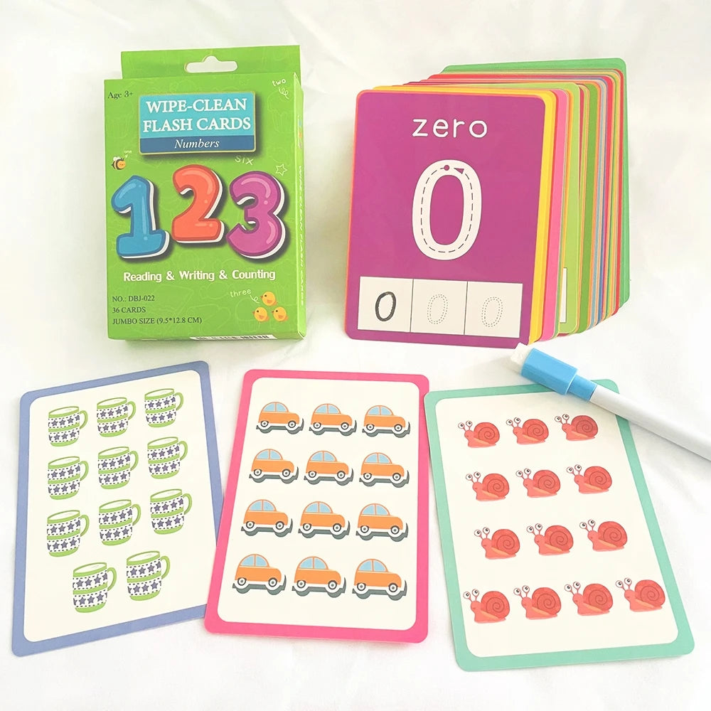 CountSmart™ Wipe-Clean Numbers Flash Cards