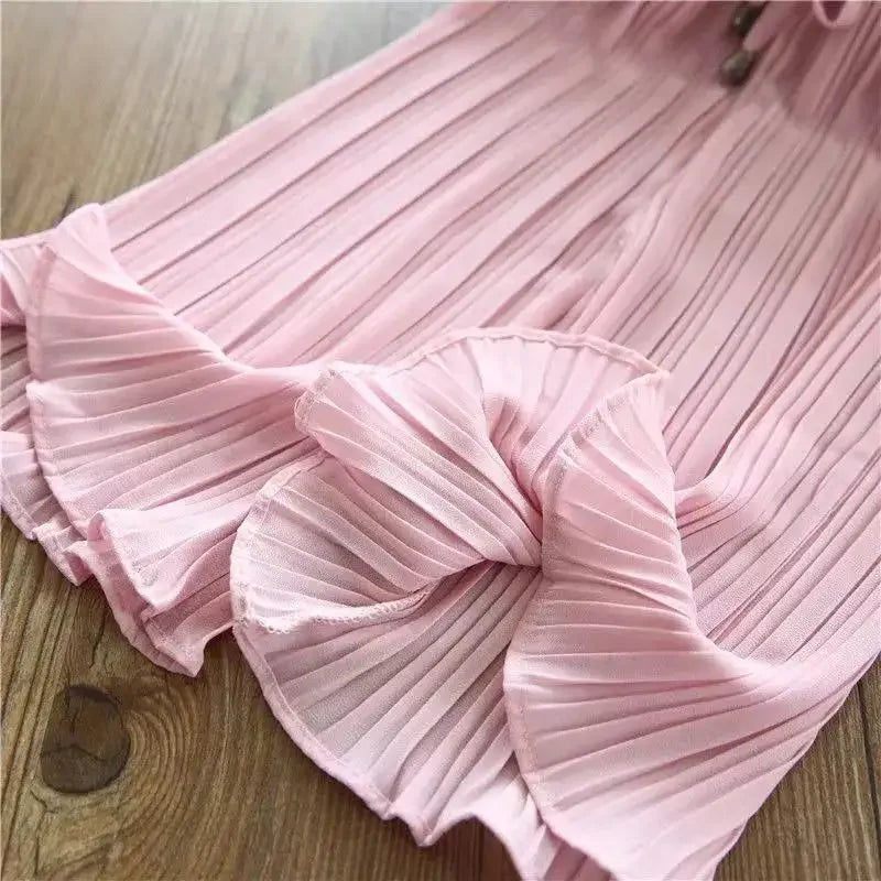 Summer Ice Silk Wide Leg Trousers