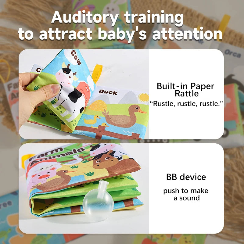 SoftExplore™ Baby Learning Cloth Books