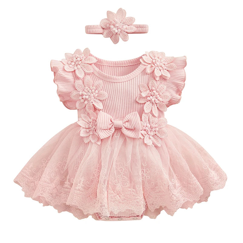 Baby Girl Lace Romper