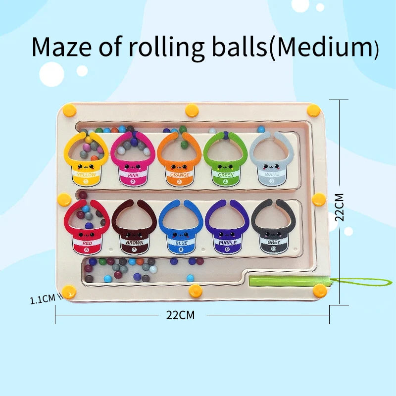 ColorPath™ Montessori Magnetic Maze Board