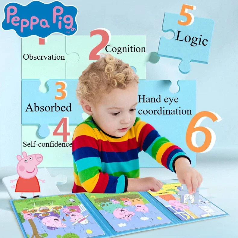 MagniPlay™ Kids Magnetic Puzzle Peppa Pig Book