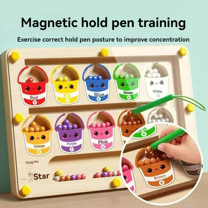 ColorPath™ Montessori Magnetic Maze Board