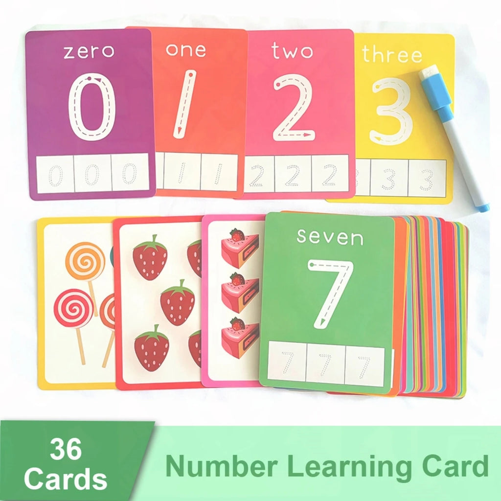 CountSmart™ Wipe-Clean Numbers Flash Cards