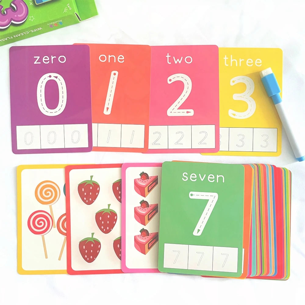 CountSmart™ Wipe-Clean Numbers Flash Cards