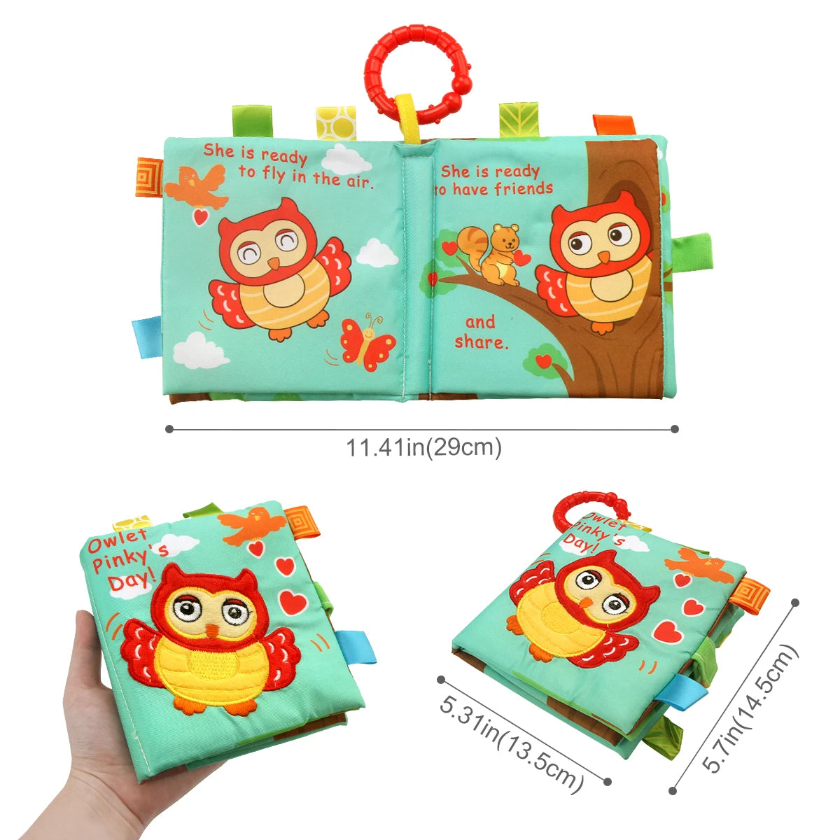 LittleSafari™ Baby Soft Story Books Set