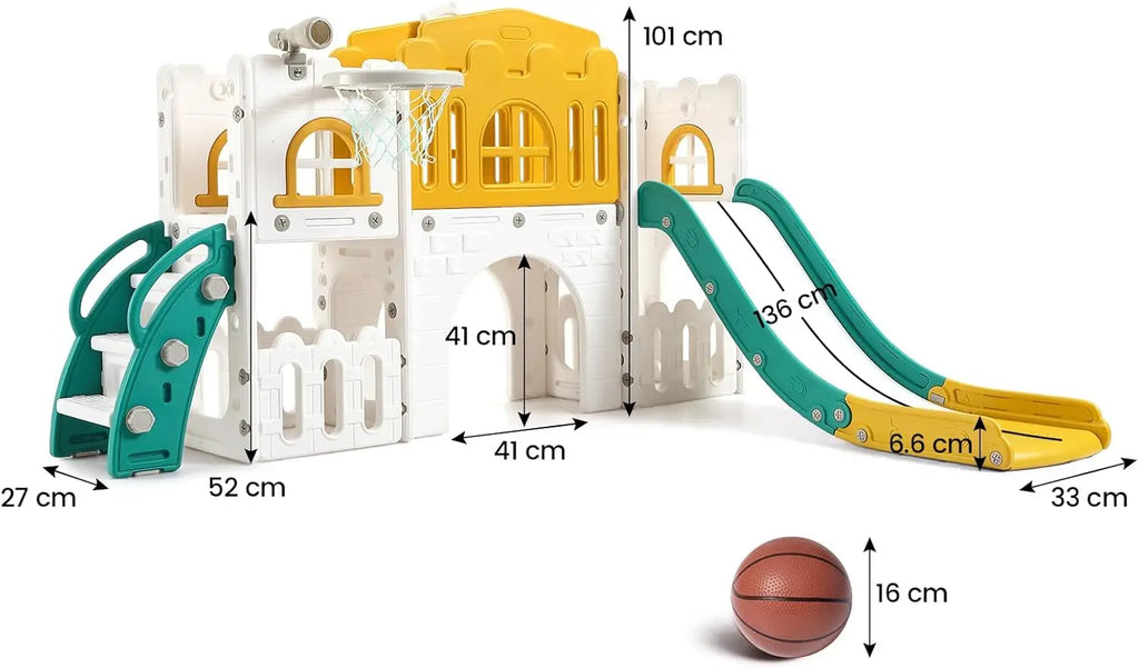 Castle Quest 8-in-1 Activity Slide Set