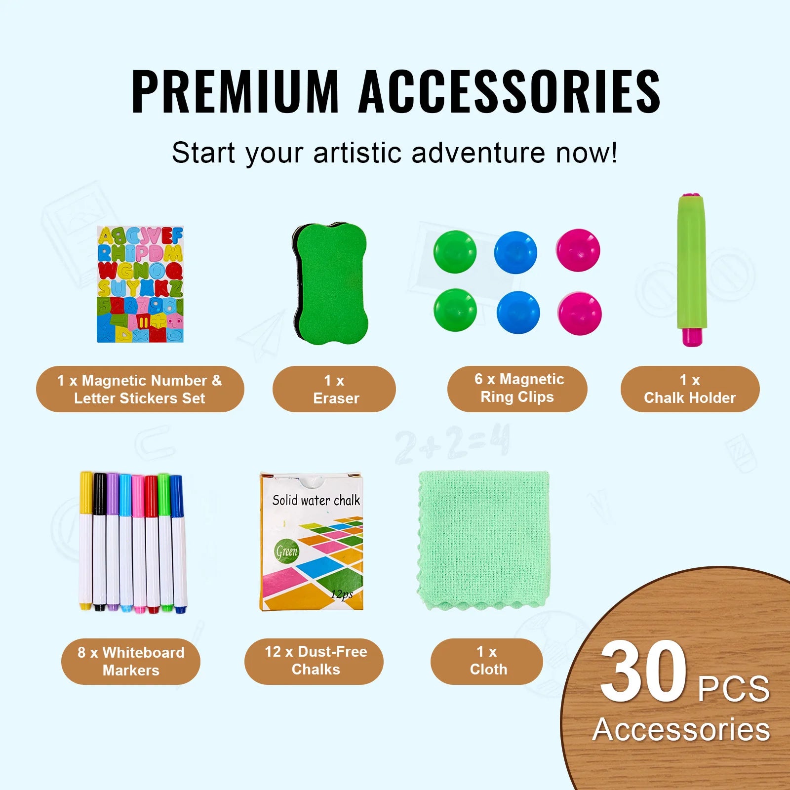 Creative Kids 2-in-1 Wooden Art Easel