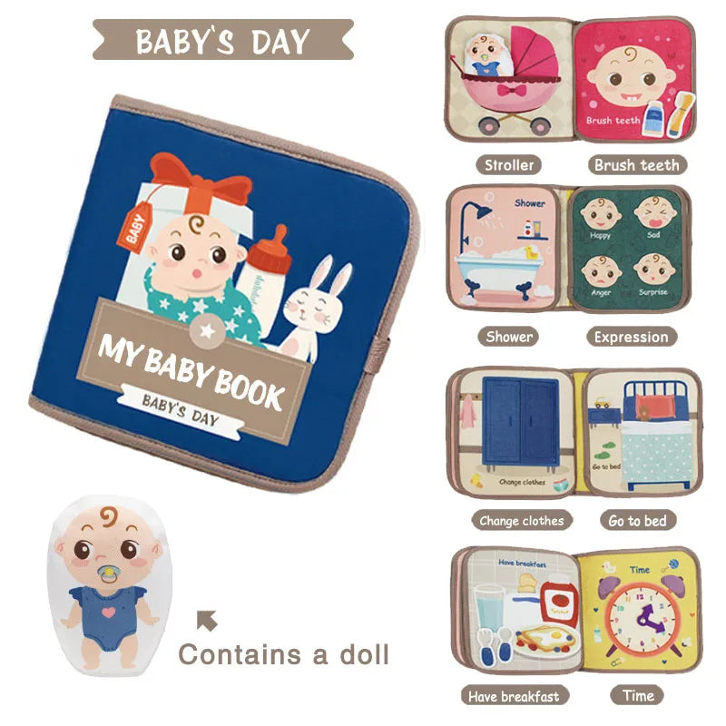 SnuggleLearn™ Baby Soft Animal Book