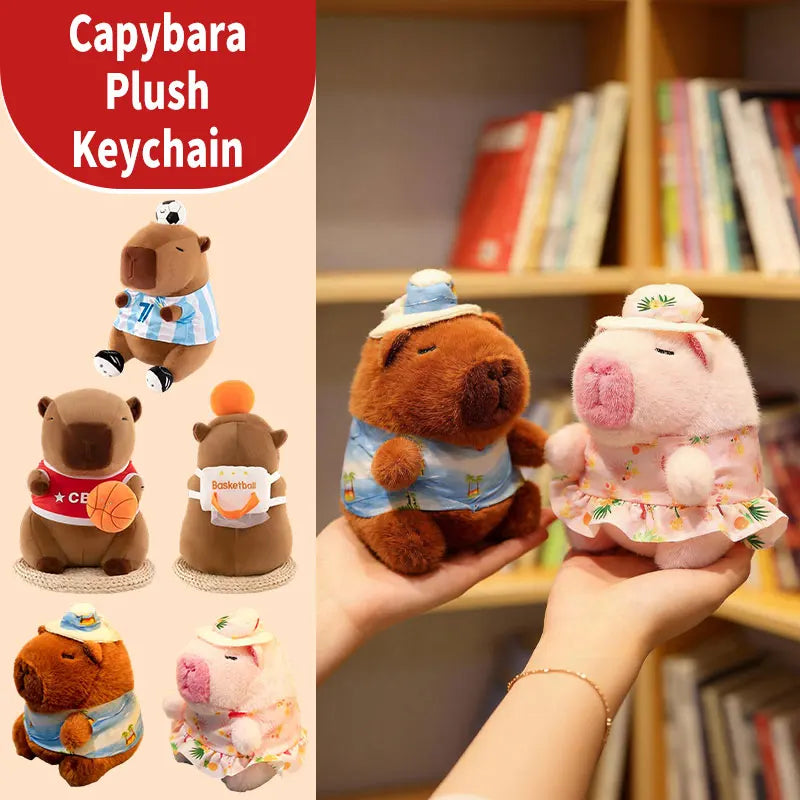 Capybara Cuddle & Keychain Collection