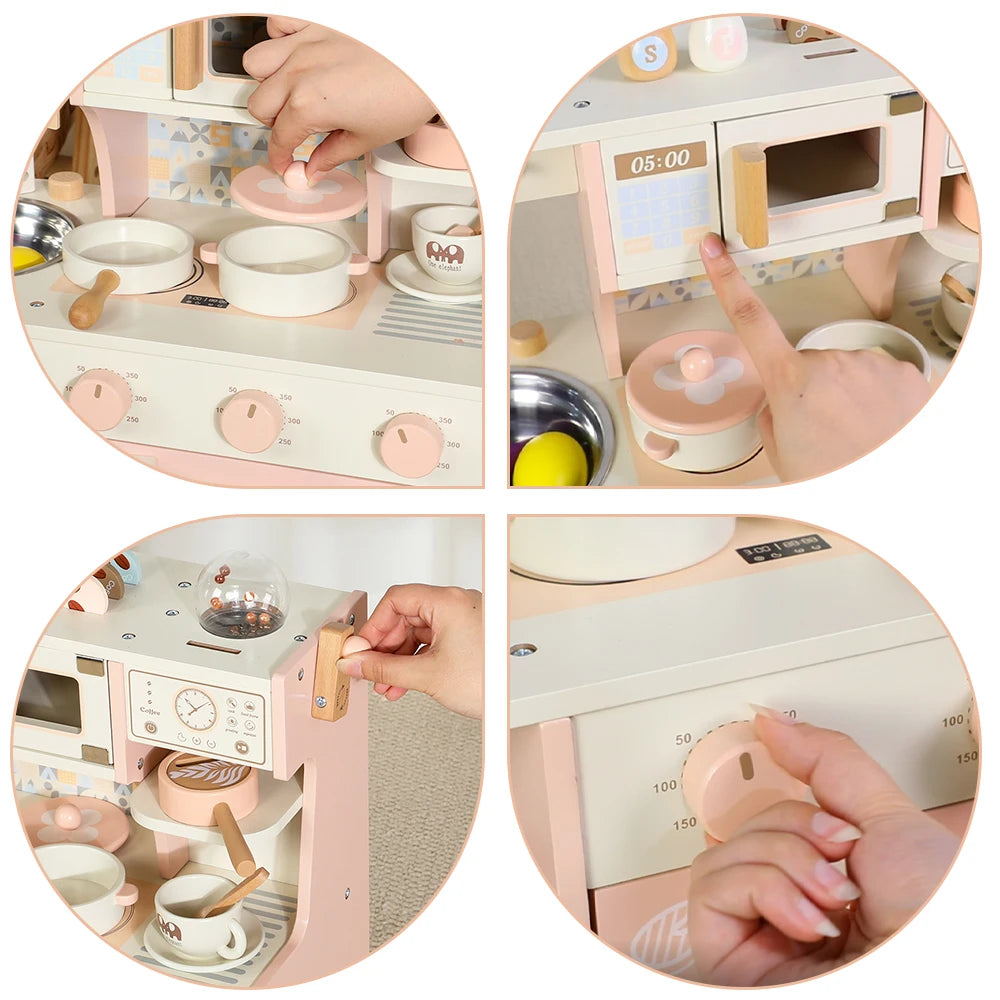 Blossom Bistro Wooden Play Kitchen