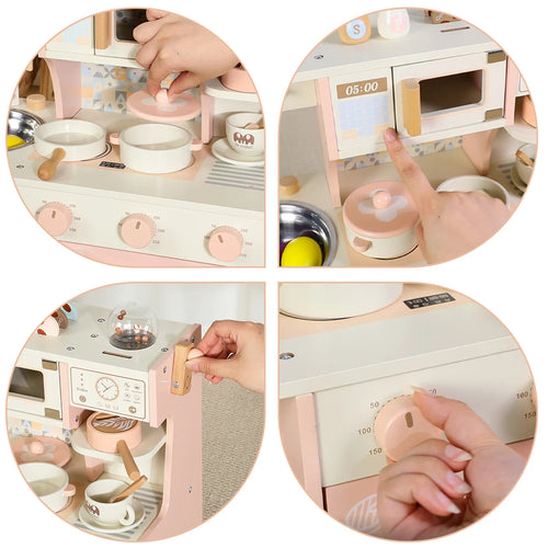 Blossom Bistro Wooden Play Kitchen