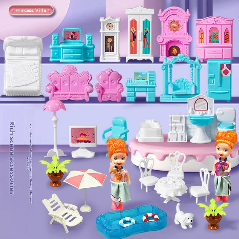Royal Glow Princess Mansion DIY Playset