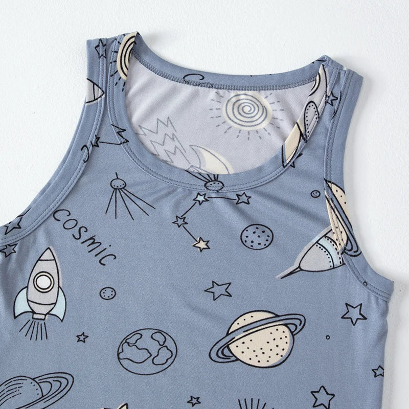 Essential Graphic Cotton Vests