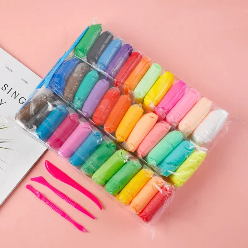 RainbowCraft Kids Air-Dry Clay Set