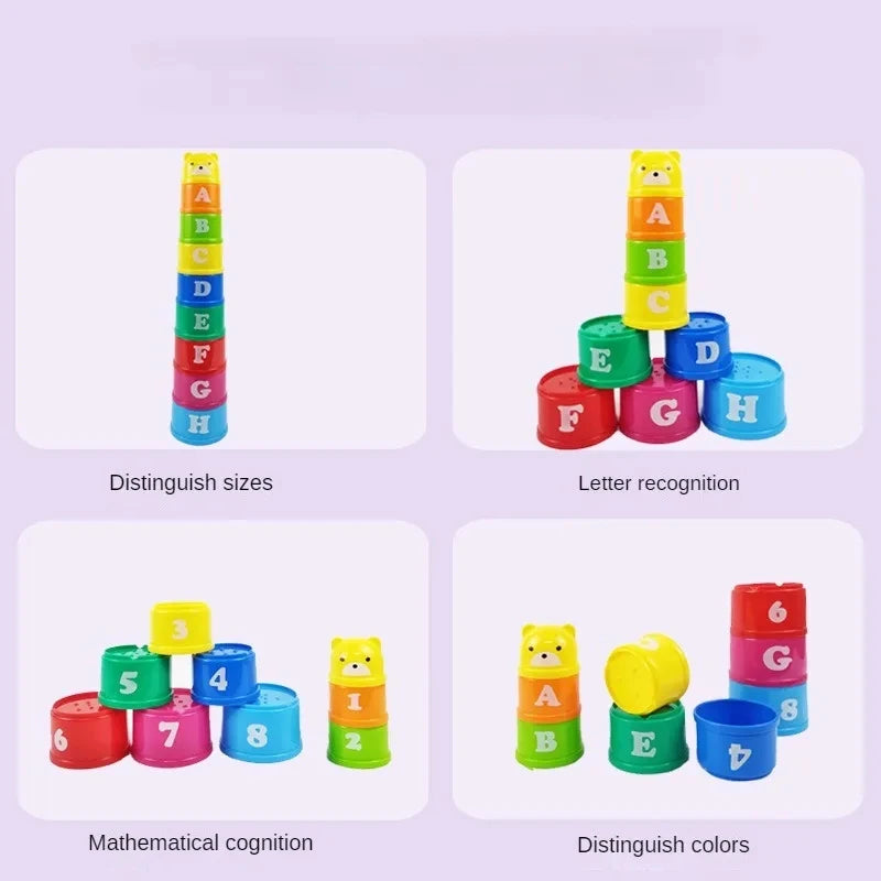 Alphabet & Number Stacking Tower