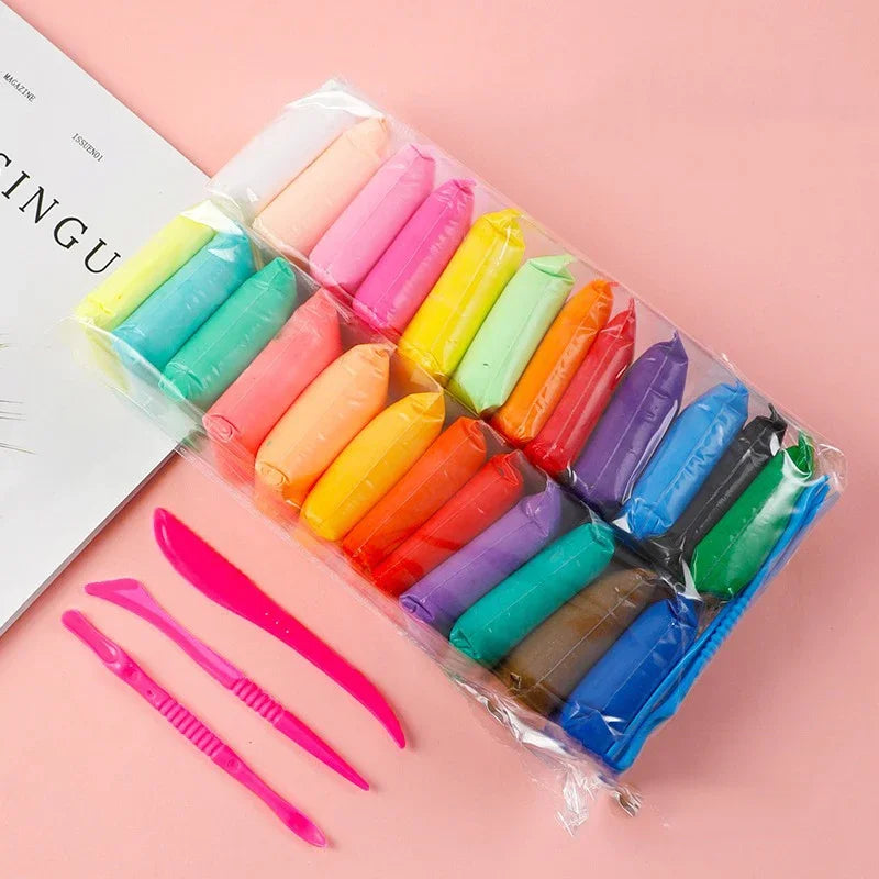 RainbowCraft Kids Air-Dry Clay Set