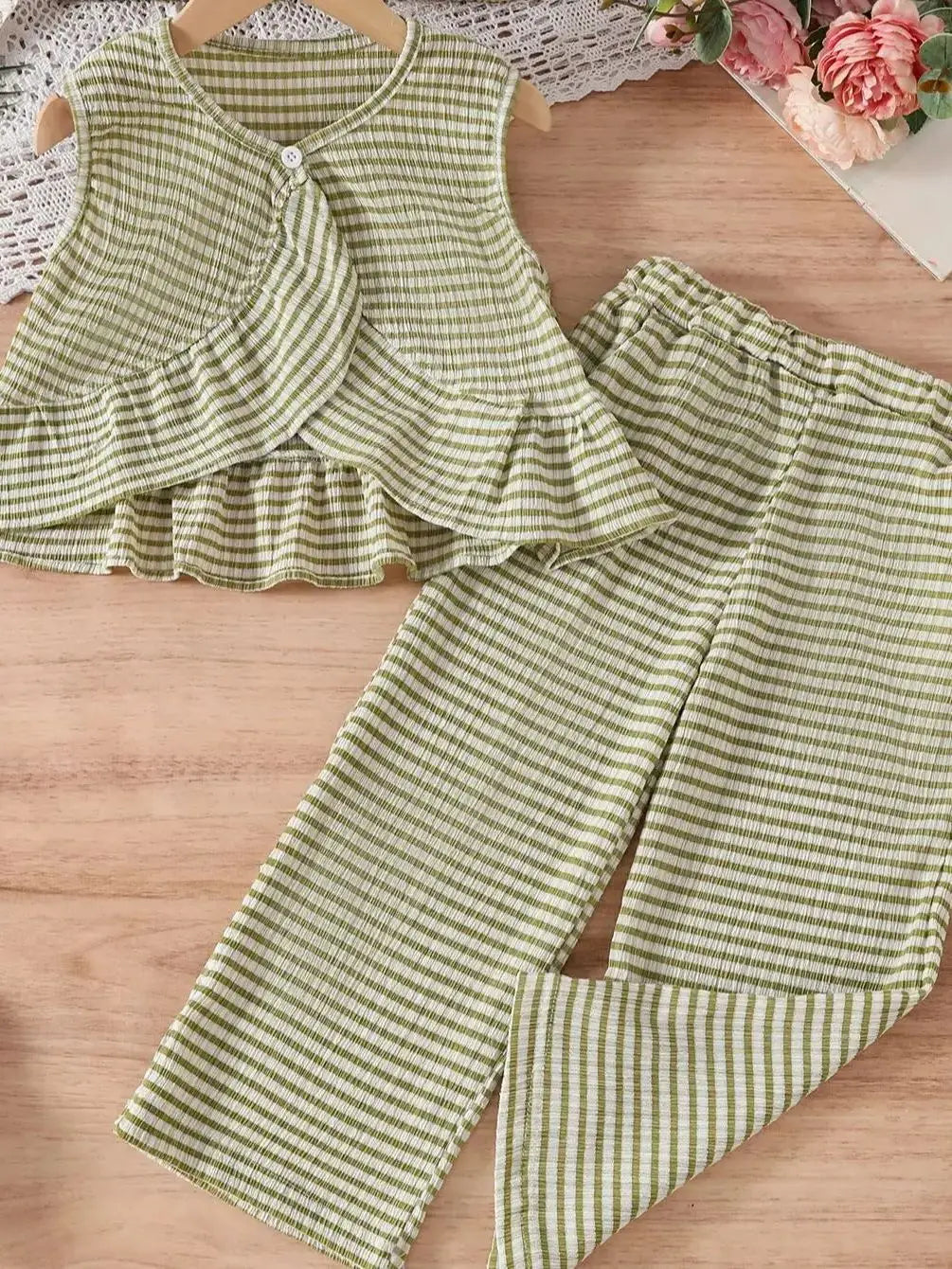 Cute Irregular Sleeveless Two-Piece
