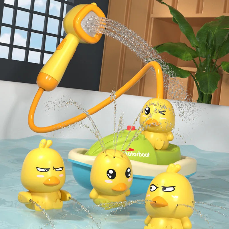 Quack & Spray Interactive Duck Bath Boat Set