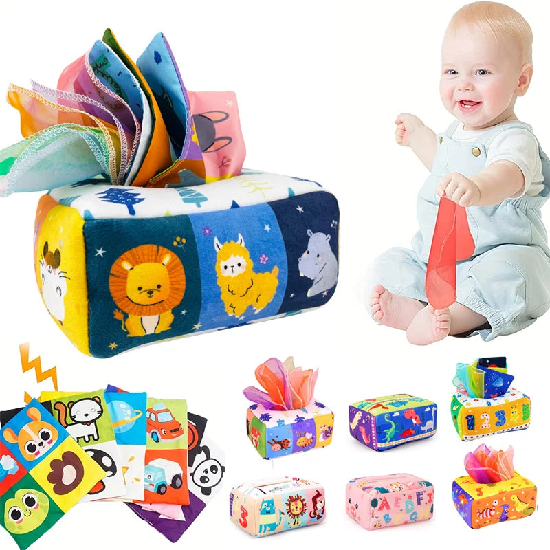 PeekPlay™ Baby Sensory Tissue Box