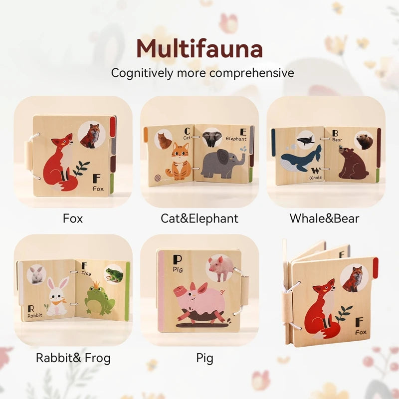 martWood™ Alphabet Animal Learning Board