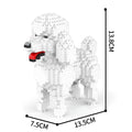 KNEW BUILT Dog Model Mini Building Block Toys