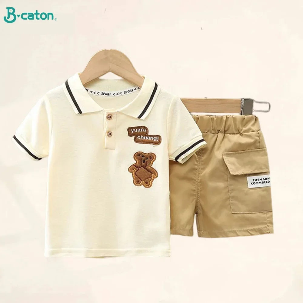 The Little Explorer Polo and Short Set