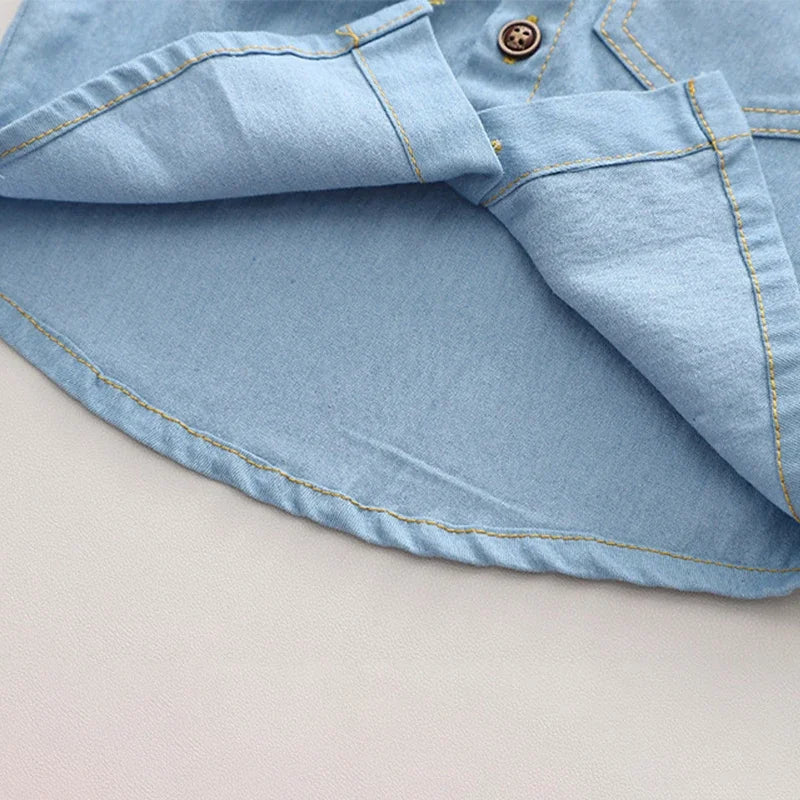 Denim Two-Piece Set
