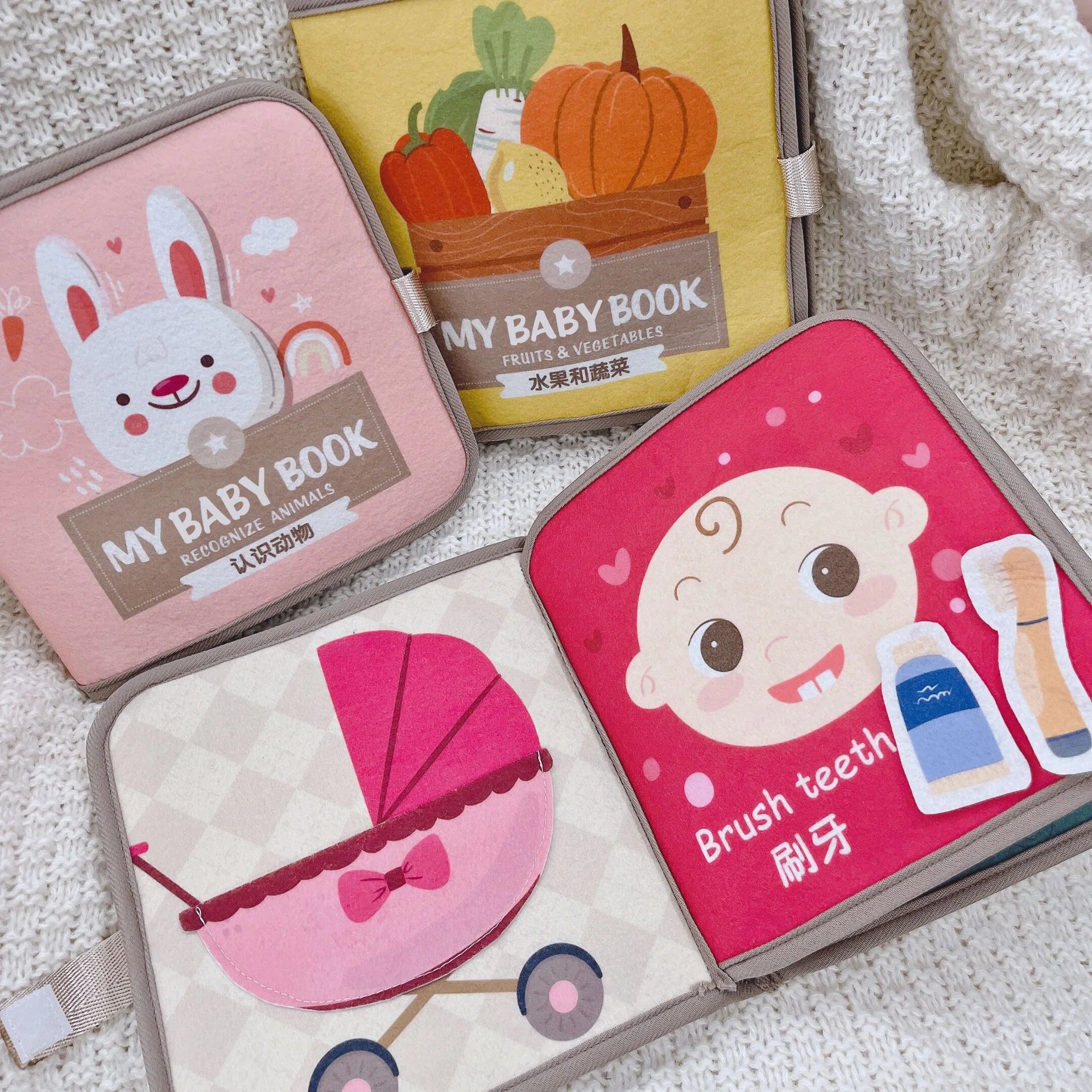SnuggleLearn™ Baby Soft Animal Book