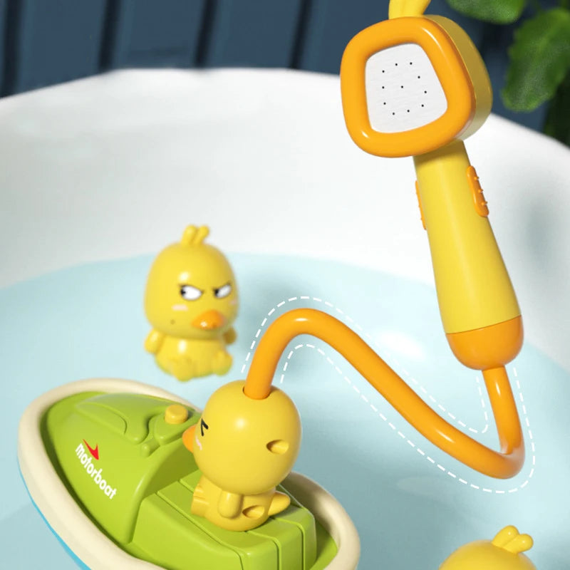 Quack & Spray Interactive Duck Bath Boat Set